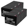 Mighty Max Battery 12V 12AH SLA Battery Replacement for Freerider FR168-3A3 - 6 Pack ML12-12F2MP627237656121483